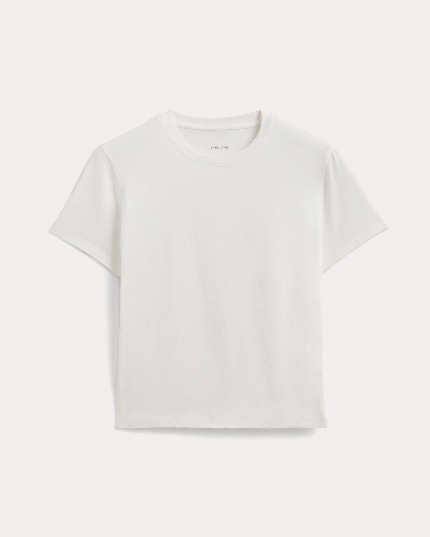 The Box-Cut Tee in Essential Cotton | White | No Pocket