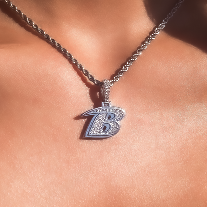Baltimore Ravens Official NFL Micro Logo Pendant