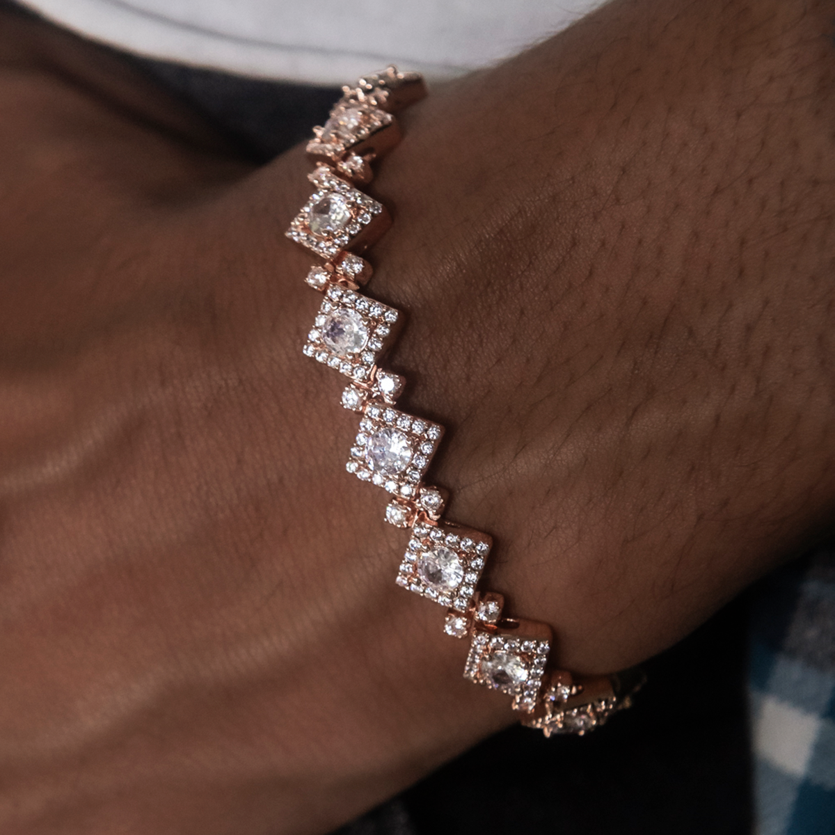 Cloister Link Chain + Bracelet Bundle in Rose Gold