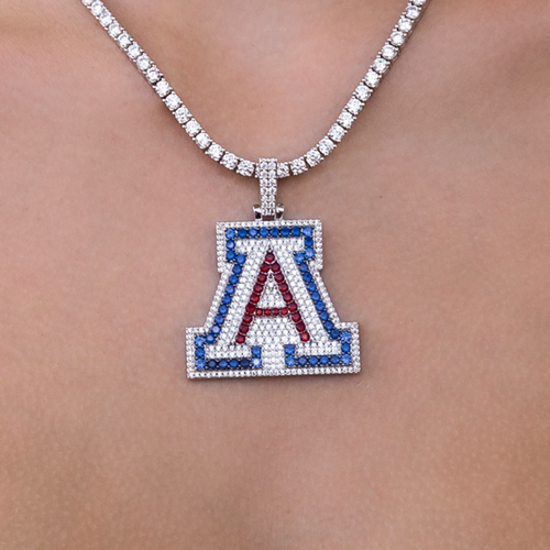 Arizona Wildcats Official NCAA Logo Pendant