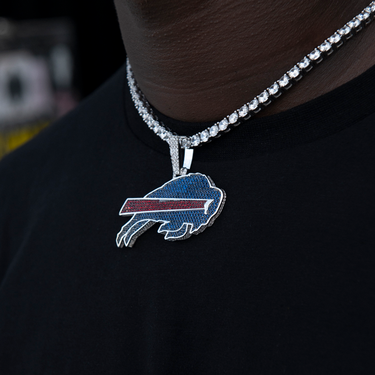 Buffalo Bills Official NFL Large Logo Pendant