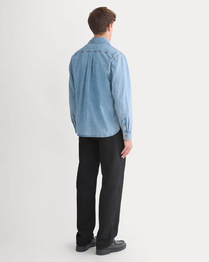 Denim Utility Shirt | Light Indigo