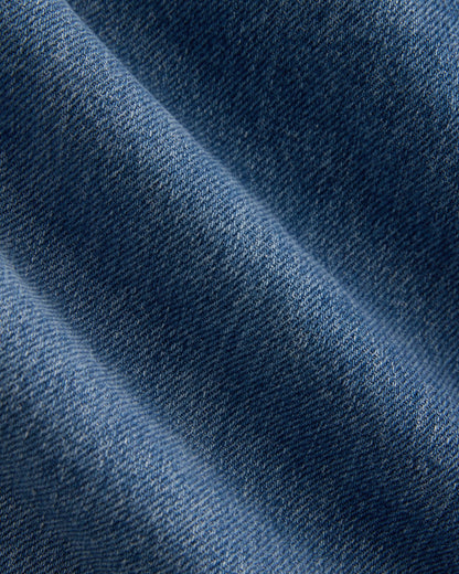 Lightweight Loose Wide-Leg Jean | Medium Indigo | Long