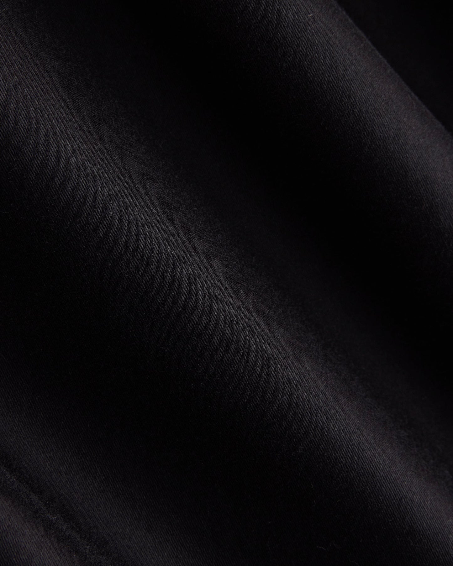Barrel-Leg Pant in Organic Cotton Sateen | Black