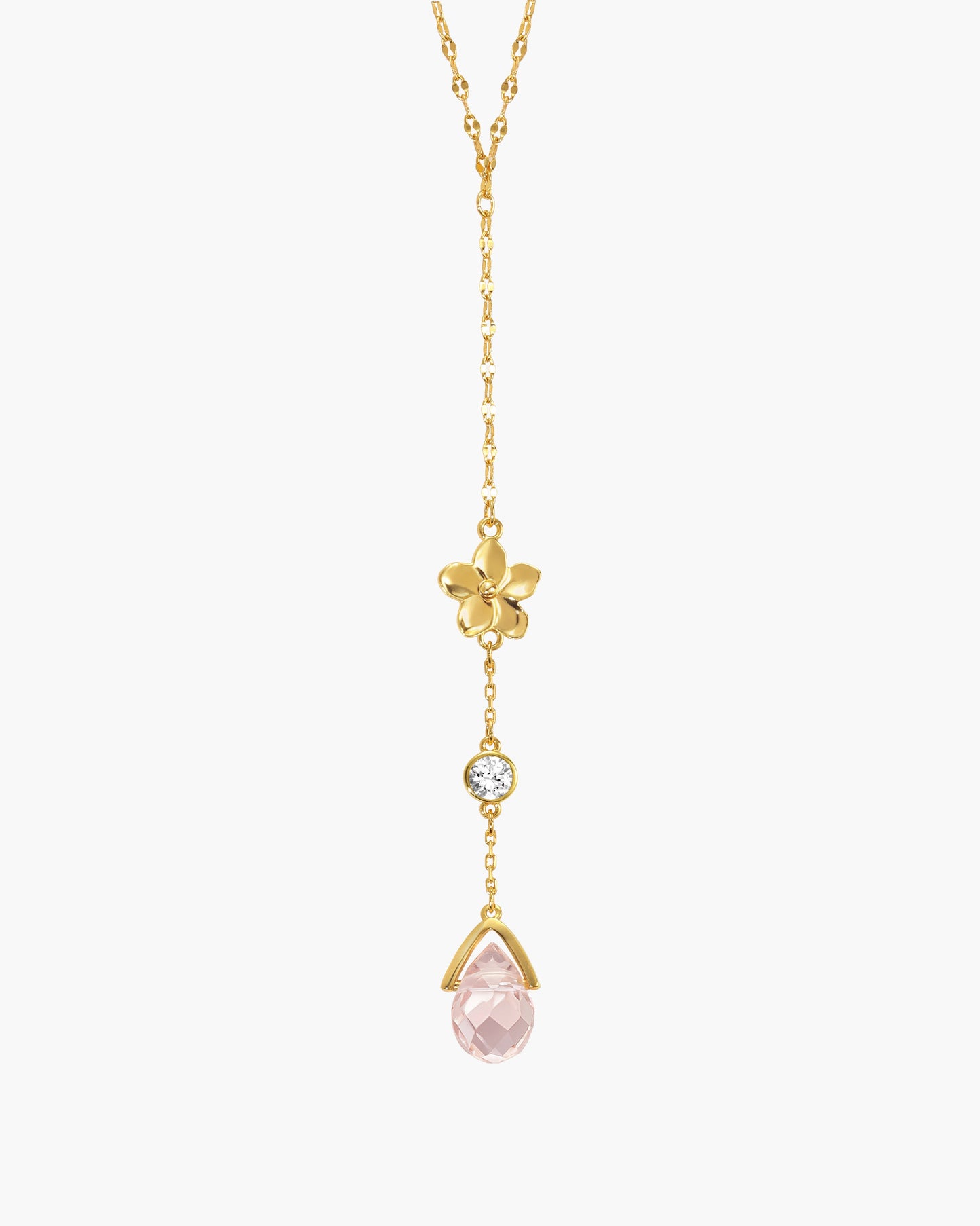 Petal Lariat Necklace