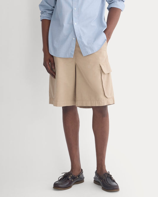 Pull-On Cargo Short | Trench Coat Khaki