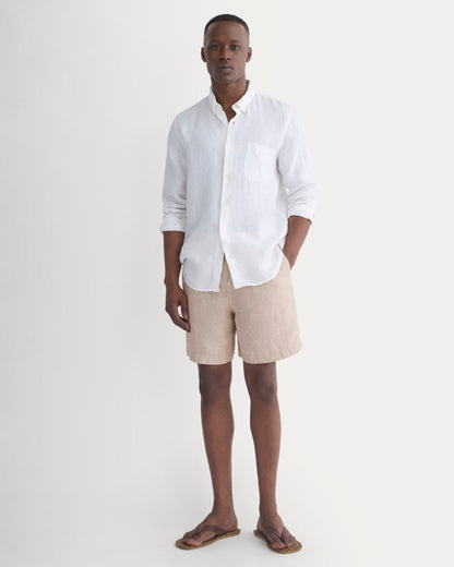Linen Easy Short | Cornstalk Chambray
