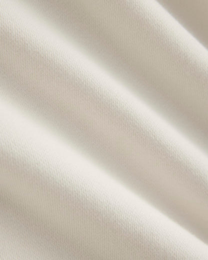 Cropped Luxe Fleece Hoodie | Bone
