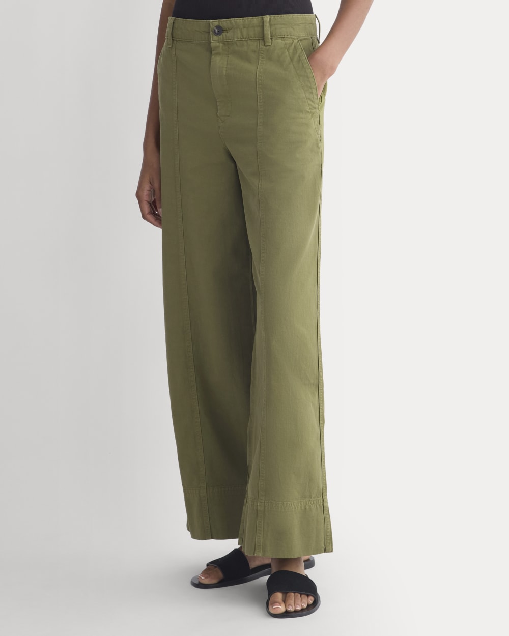 Seamed Wide-Leg Pant | Mayfly