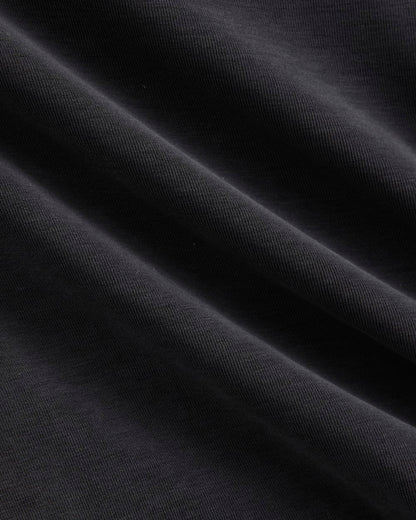 Boatneck Cap-Sleeve Top in Butterknit | Black