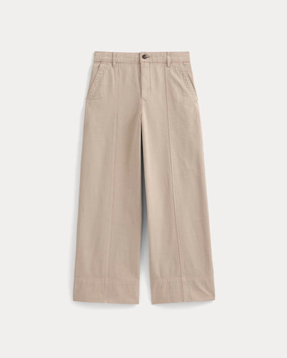 Seamed Wide-Leg Pant | Trench Coat Khaki