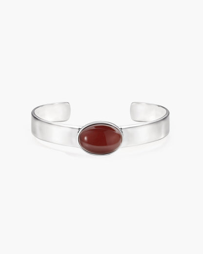 Mara Carnelian Cuff Bangle