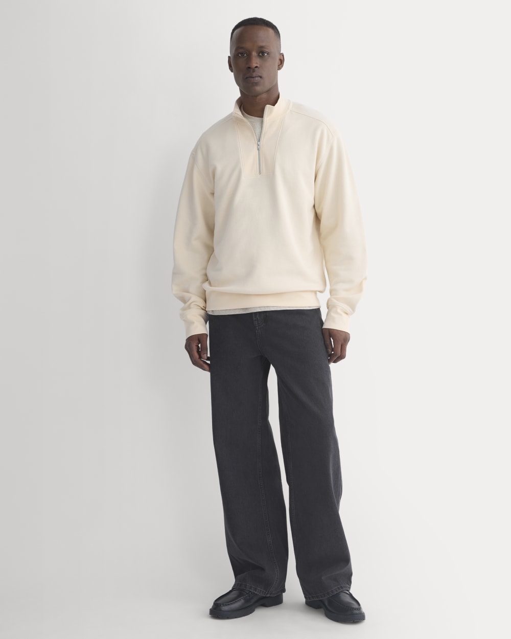 Lightweight Terry Sweatshirt | Parchment