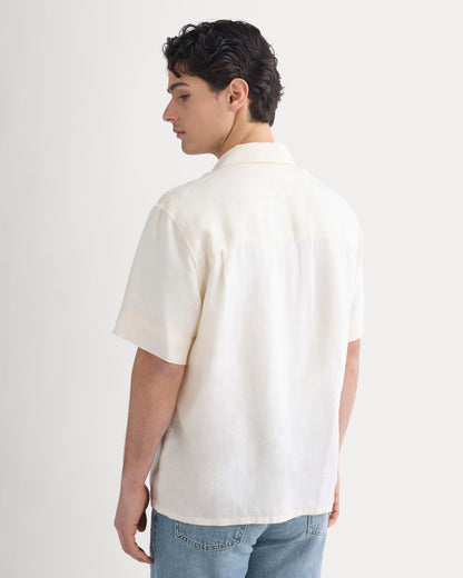 Linen Resort Shirt | Bone