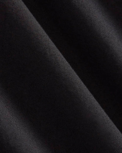 Muscle Shirtdress in Lightweight Cotton | Black