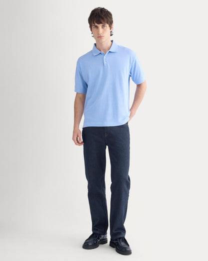 Classic Piqué Polo | Heathered Open Air