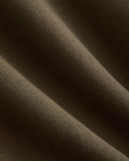 Luxe Fleece Crew Pullover | Olive Night