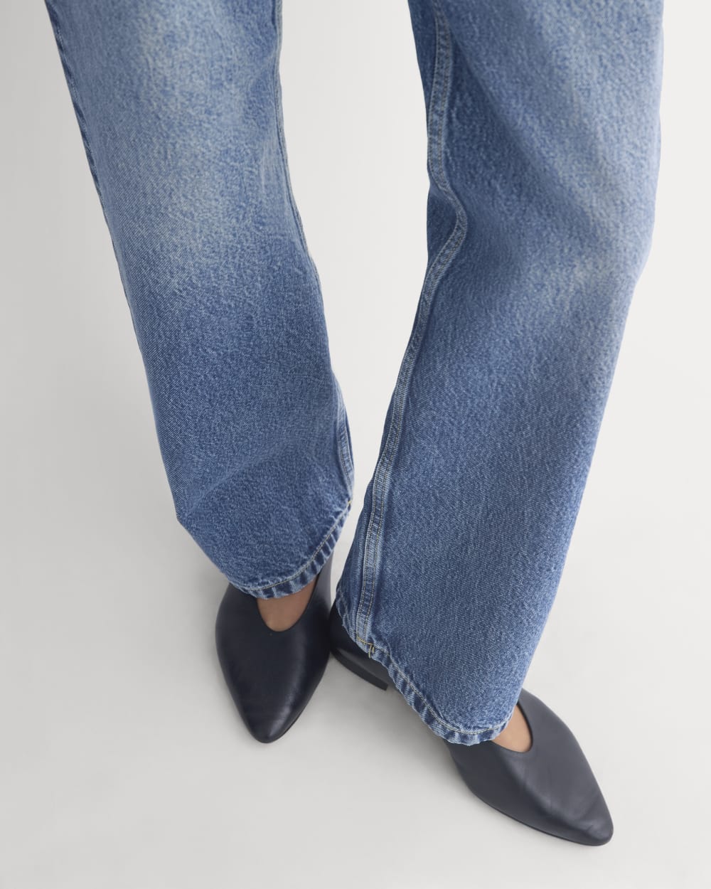 Everlane x Elena Bonvicini La Brea Low-Rise Baggy Jean | Blue Bird Indigo