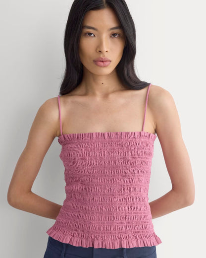 Gauze Smocked Cami | Heather Rose