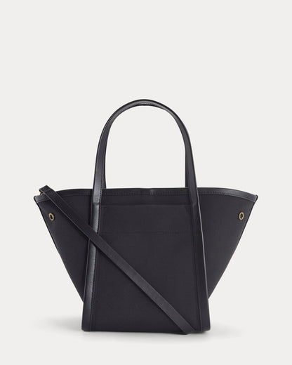 Canvas Mini Lug Tote | Black