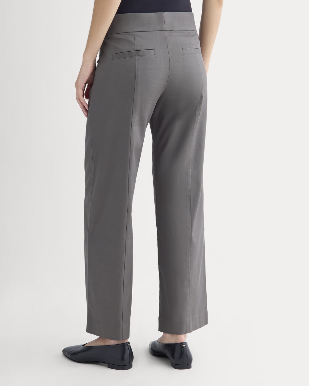 Tailored Drape Seam Pant | Charcoal Grey