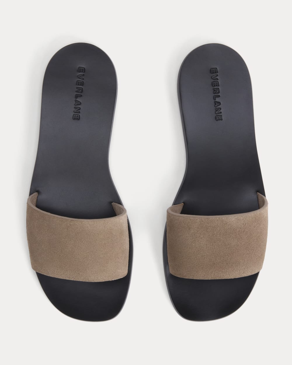 Suede Slide Sandal | Almond Buff Suede