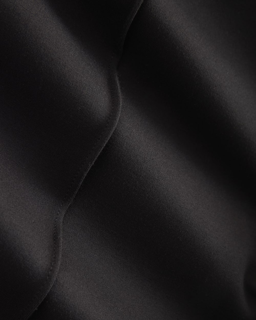Ponte Wide-Leg Trouser | Black