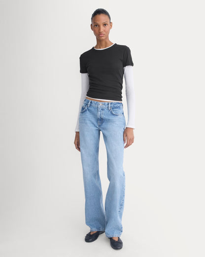 Everlane x Elena Bonvicini La Brea Low-Rise Baggy Jean | Crystal Cove Indigo