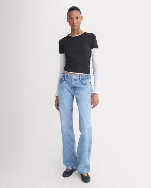 Everlane x Elena Bonvicini La Brea Low-Rise Baggy Jean | Crystal Cove Indigo