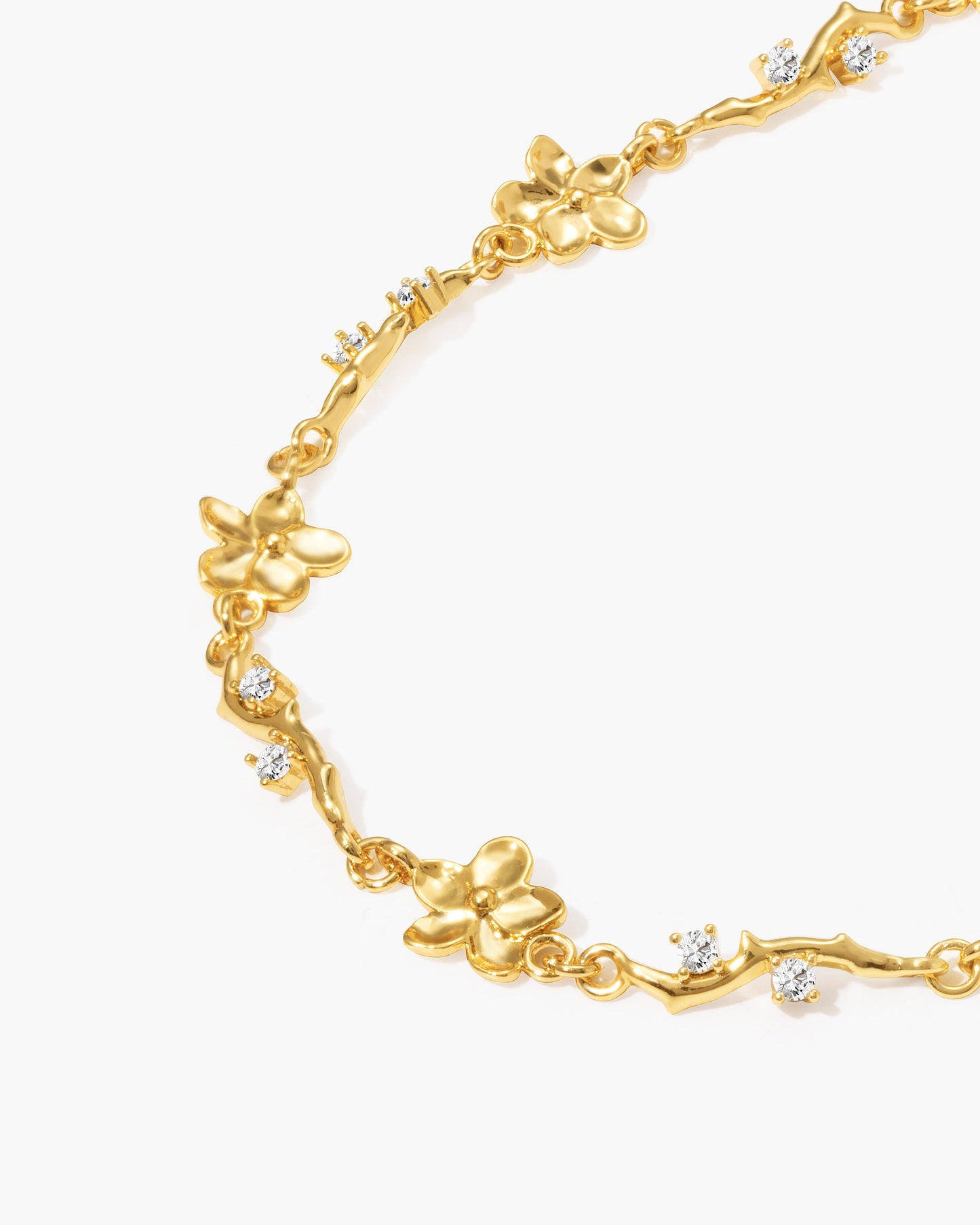 Ivy Floral Bracelet