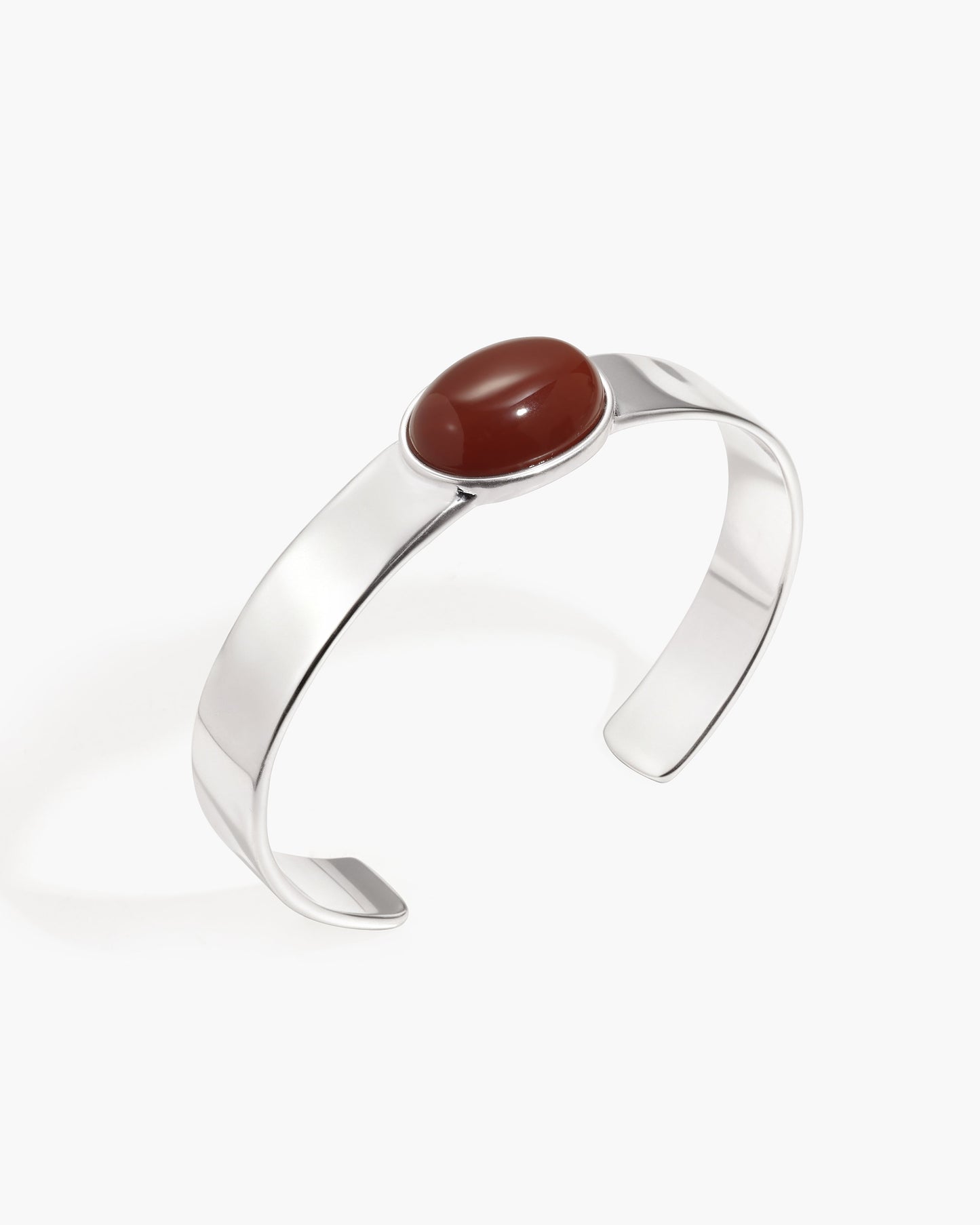 Mara Carnelian Cuff Bangle