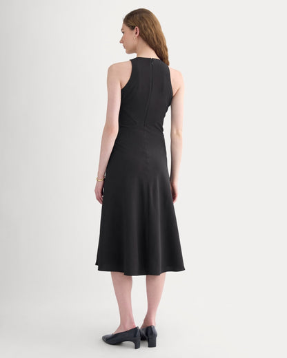 Sleeveless Seamed Dress | Black