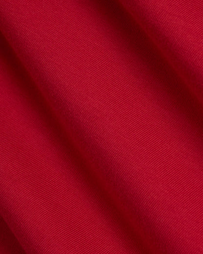 The Box-Cut Tee in Essential Cotton | Berry Red  | No Pocket