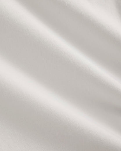 Oversized Boxy Crew in Essential Cotton | White
