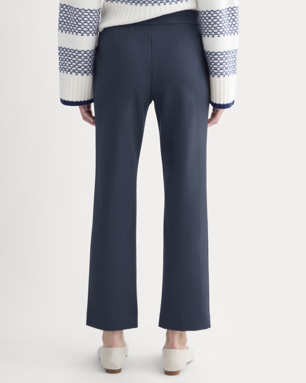 Slim Trouser in Ponte | Deep Navy