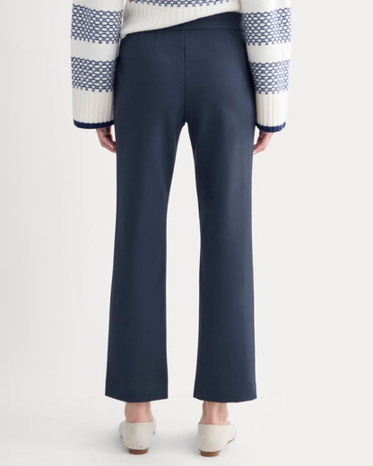Slim Trouser in Ponte | Deep Navy