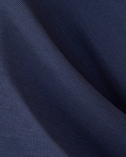Halter Cowlneck Top in Butterknit | Washed Navy