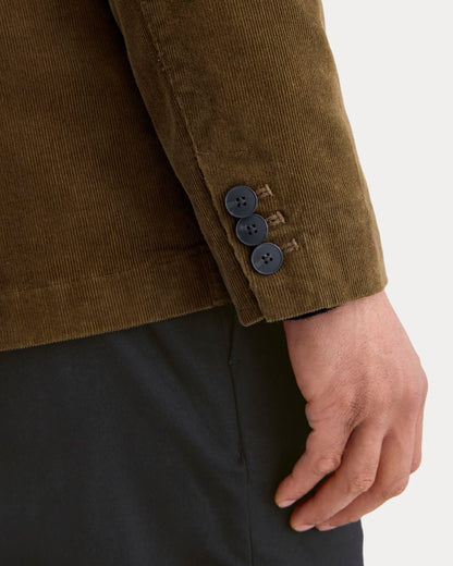Fine Wale Corduroy Chore Blazer | Cocoa