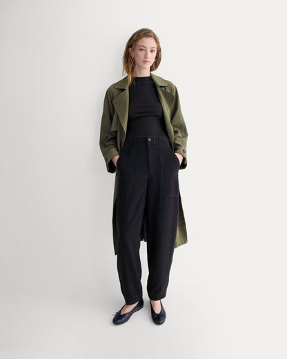 Patch Pocket Ballon Pant in Buttersoft | Black