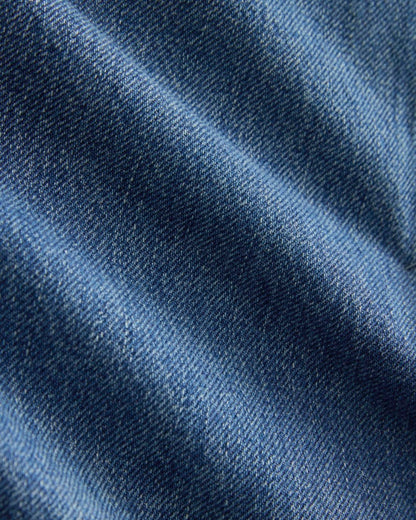 Cropped Denim Jacket | Medium Indigo