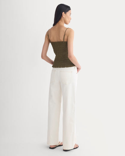 Gauze Smocked Cami | Beech