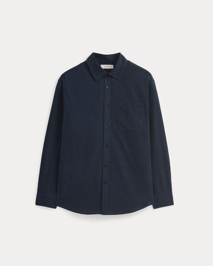 Lightweight Oversized Oxford | Navy