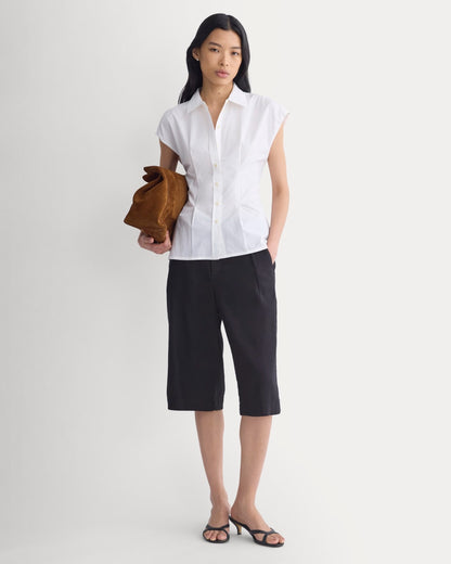 Muscle Shirt in Lightweight Cotton | White