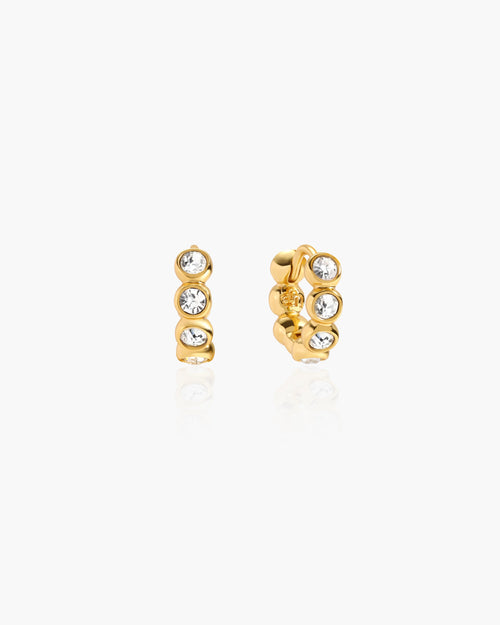 Tennis Hoop Earrings