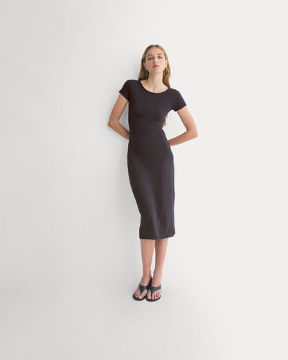 Raglan Midi Dress | Black