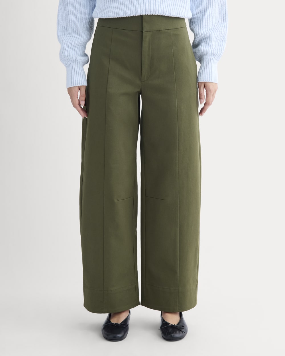 Seamed Balloon Pant | Olive Night