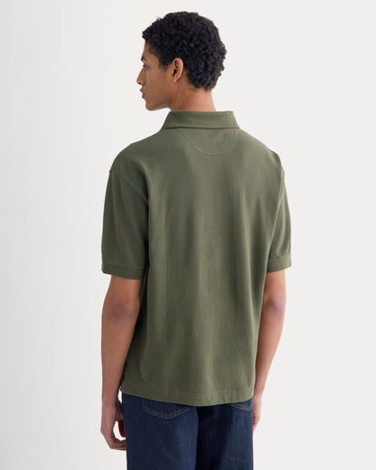 Classic Piqué Polo | Olive Night
