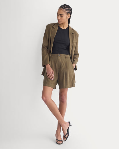 Tailored A-Line Short | Beech