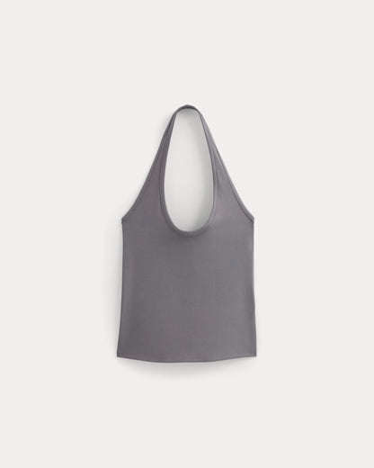 Halter Tank | Charcoal Grey