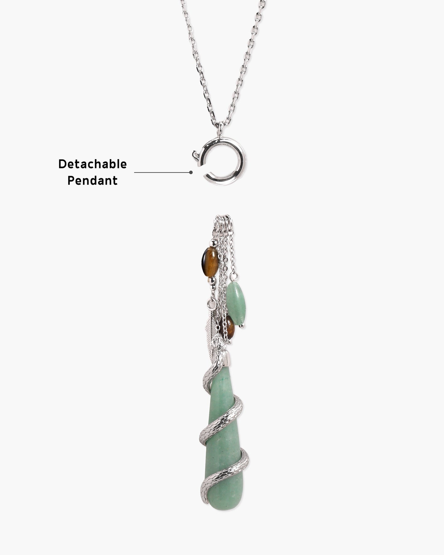 Ascent Detachable Charm Long Necklace